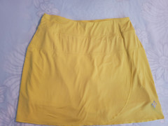 Jofit Skort size Large Pickleball Golf Tennis yellow EUC