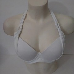White knotted swim top size S