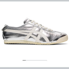 Onitsuka Tiger Mexico 66 PURE SILVER BLACK 1183C102 021 Sneaker From JAPAN