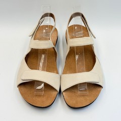 Dansko Ronda Cork Sandals Nubuck Ivory Triple Strap Comfort Womens 40 US 9.5-10