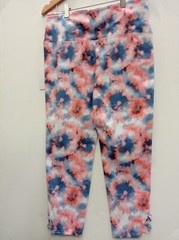 Intro Women’s Hem Detail Pull-On Novelty Capri Leggings, Muti, Size XL