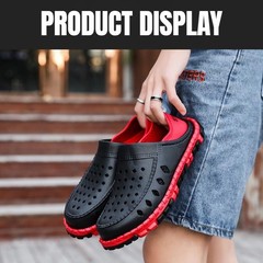 Men’s Summer Cave Shoes Outdoor Fashion Leisure Non slip Sea Side Vacation Outer