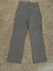 Women’s FOREVER 21 Black & White Checkered Crop Pants, size small