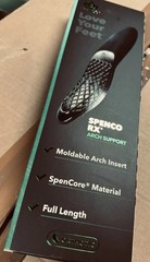Unisex Adult Sofsole Implus Orthotic Arch Full Green SIZE LARGE! NEW SEALED!!!!