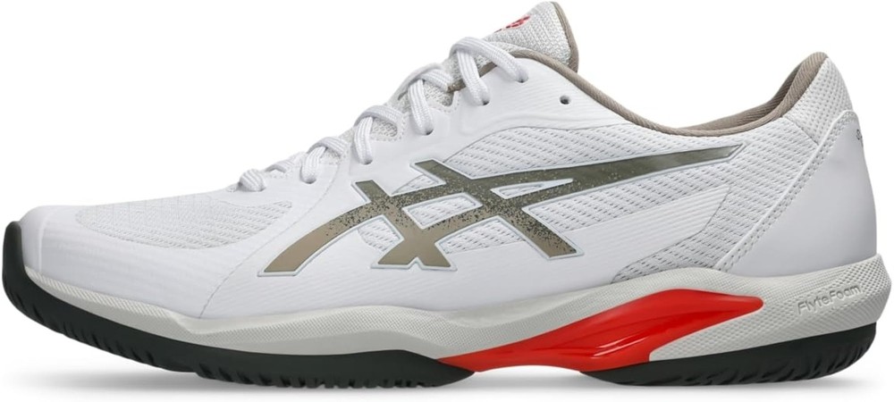 ASICS Men’s Gel-Game 9 Tennis Shoes – White/Vintage Khaki – 8.5
