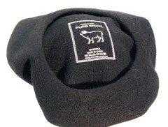 French Style Lightweight Casual Classic Solid Color 100% Wool Beret