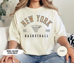 HOT!!! New York Basketball T-Shirt, Knick Basketball Shirt, Retro Knick Fan Gift