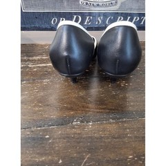 AMPM Black and White Pointed D’Orsay Flats