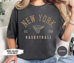 HOT!!! New York Basketball T-Shirt, Knick Basketball Shirt, Retro Knick Fan Gift