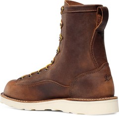 Danner Bull Run 8″ Brown Cristy EH Plain Toe Wedge Work Boots 15556 – New