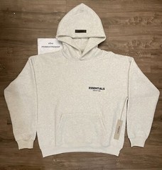 NEW Fear of God Essentials Set Hoodie & Sweatpants Light Oatmeal Size XXS-XL