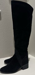 Vince Camuto Karinda Black Suede Over The Knee Boots Women’s 8 $240