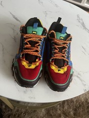 FILA Oakmont TR Multicolor Colorblock Sneakers Size 7 Men Youth Retro Trail Shoe