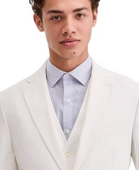Tommy Hilfiger Mens Modern fit Suit Jacket Blazer 42 R White Cotton Stretch