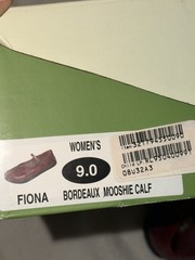 Women’s Fiona Comfort Clogs Shoes Size 9 Bordeaux Burgundy Slip-On Casual