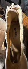 Earth Womens Beige Leather Buckle Zip Ankle Fashion Boots Size 11