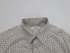 Concepts by Claiborne Men’s Shirt Size M Beige Geometric Print Short Sleeve