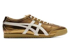 Onitsuka Tiger Mexico 66 SD 1183C468-200 Gold Metallic Sneakers New Box