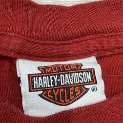 Harley Davidson Red Crop Top Graphic Tee New York City Retro Hanes Medium