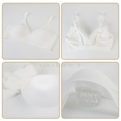 Women Wireless Bras Jelly Bralette Supportive T-shirt Bra No Underwire Soft Skin