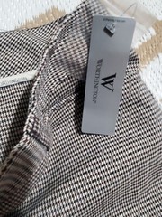 Worthington Women’s Plus Modern Fit Trouser Leg Houndstooth Dress Pant Sz18 NWT