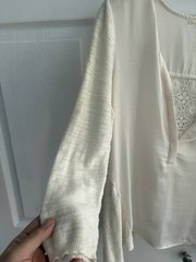 Anthropologie Crochet Blouse