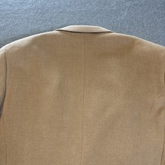Chaps 100% Camel Hair Beige Blazer Men’s 46R RN-69456 Very Good Cond.