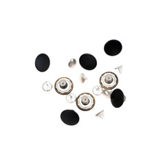 Metal Suspender Buttons. 3 Packs of 8. Hammer On for Button On Leather Ears.