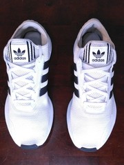 ADIDAS Swift Run X Shoes Mens SIZE 13 ART FY2111 WHITE Black RUNNING 3 Stripes