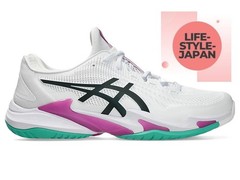 ASICS COURT FF 3 All Court 1041A370 106 White Digital Sakura Men Tennis Shoes