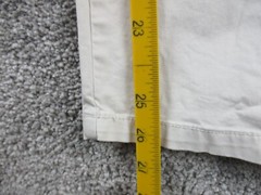 GAP Khakis/Pants/Trousers 22 (US 16) W40 L27 White Vintage Rolled Crop