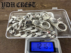 Gothic Biker Wallet Chain Silver Tone Jeans Pants Chain 15.7in【ZKWCN40】