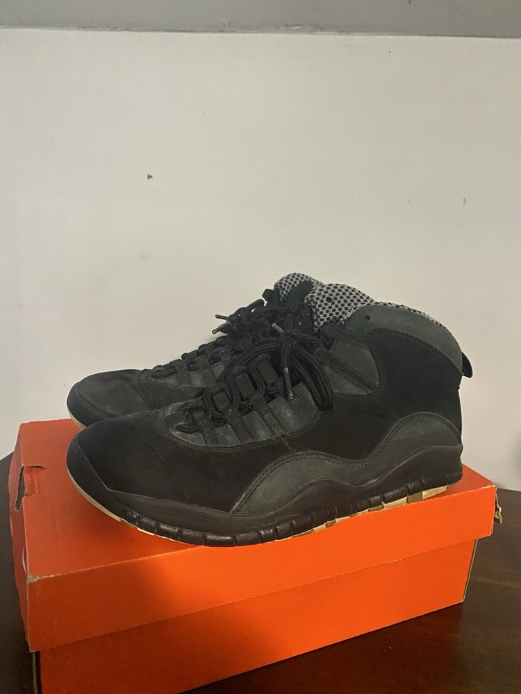 Air Jordan 10 Stealth 2012 Black/White 310805-003 Size 8.5 US Men’s