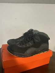 Air Jordan 10 Stealth 2012 Black/White 310805-003 Size 8.5 US Men’s