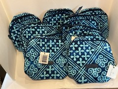 NWT~ Vera Bradley Cuban Tiles Medium Zip Cosmetic Bag