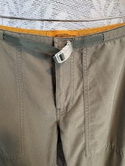 Vintage 90s Y2K Abercrombie & Fitch Military Cargo Pants Herringbone Olive Green