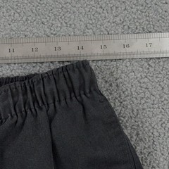 Vintage Lands End Pants Mens 36×30 Charcoal Elastic Waist Drawstring Chino USA