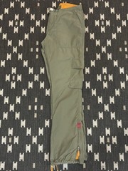 Vintage 90s Y2K Abercrombie & Fitch Military Cargo Pants Herringbone Olive Green