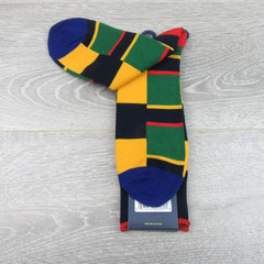 Polo Ralph Lauren Color-Block Trouser Socks Mens Size 6-12.5 (1 PAIR) NEW