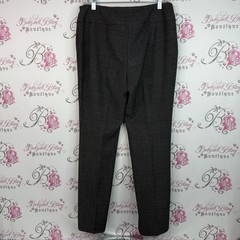 LISETTE pants plaid trousers, black, white Charcoal Checkered Women’s Pants