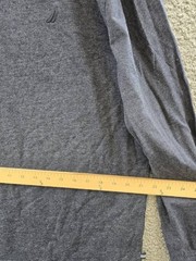 Nautica Regular Fit Pajama Long Sleeve T-Shirt Men’s L Navy Crewneck Pullover