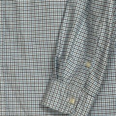 Ralph Lauren Button Down Shirt Mens XL Blue Preppy Plaid Custom Fit