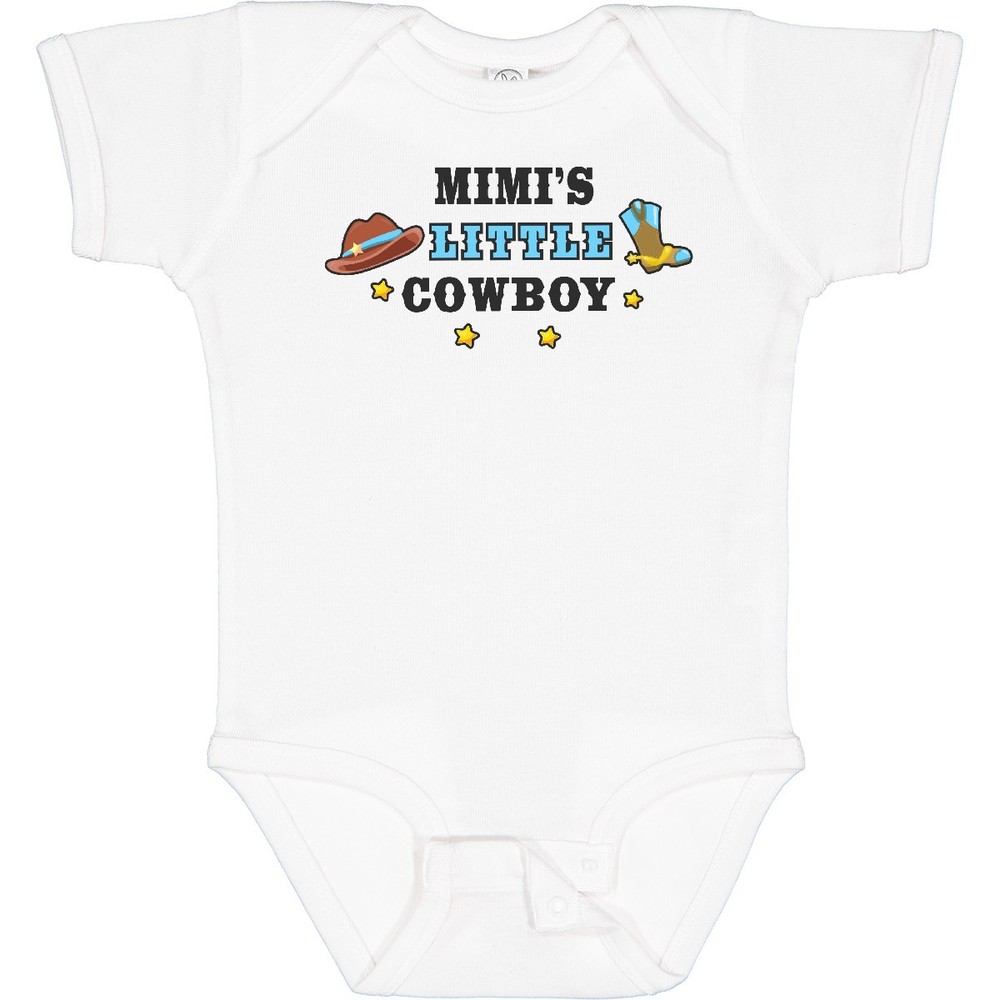 Inktastic Mimis Little Cowboy With Cowboy Hat And Boots Infant Creeper Children