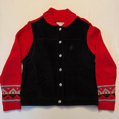 Pendleton | Southwestern Lambswool & Suede Bomber Jacket | Vintage | Size Small