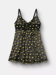 NWT! TORRID Dreamy Sunflower Babydoll + Panty Plus Size 4XL 46C 4