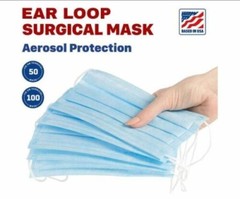 50 BYD Care Face mask new individually wrapped in packs of 10