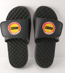 ISlide HOUSTON ROCKETS Vintage NBA Logo Sandals MENS SIZE 9 Clean! RARE