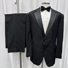 M&S Tailoring Men’s Black Machine Washable 2 Piece Dinner Suit C48M W48 L31