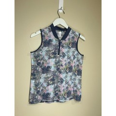 Tee Time 1/4 Zip Ladies Petite SM Golf Tennis Pickleball Athletic Tank