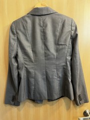 Ann Taylor Women’s Gray One Button Blazer Stretch Lined Size 6